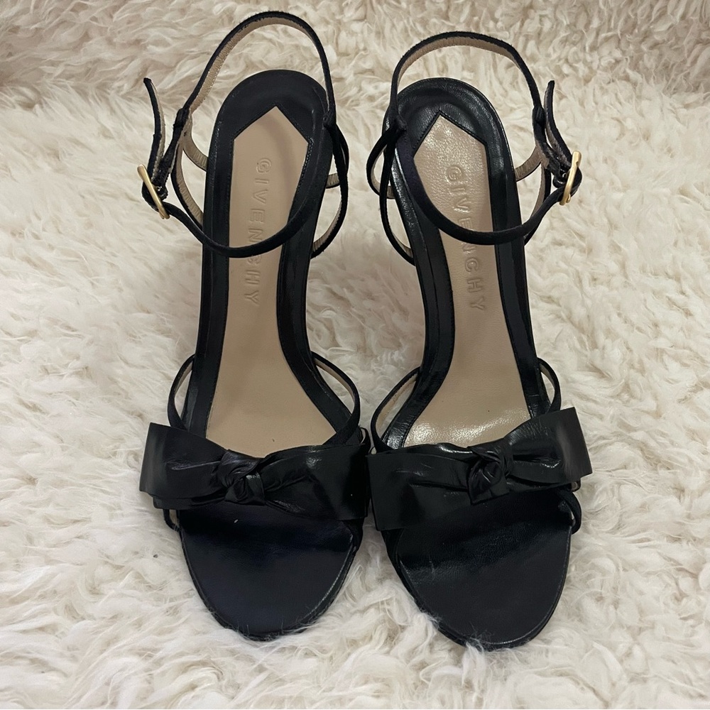 Givenchy Black Strap Heeled Sandals Size 7 - Picture 15 of 16